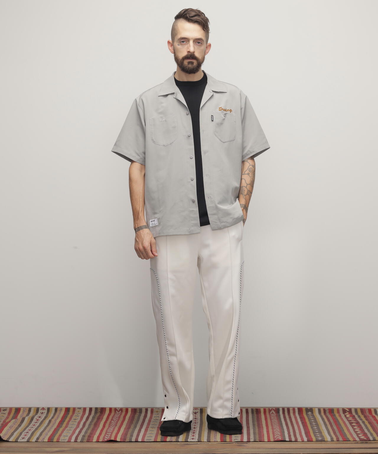TC WORK SHIRT"AMERICAN BRAND WITH PRIDE EMB"/刺繍ワークシャツ