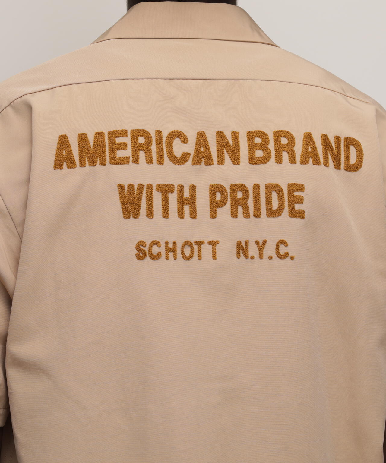 TC WORK SHIRT"AMERICAN BRAND WITH PRIDE EMB"/刺繍ワークシャツ