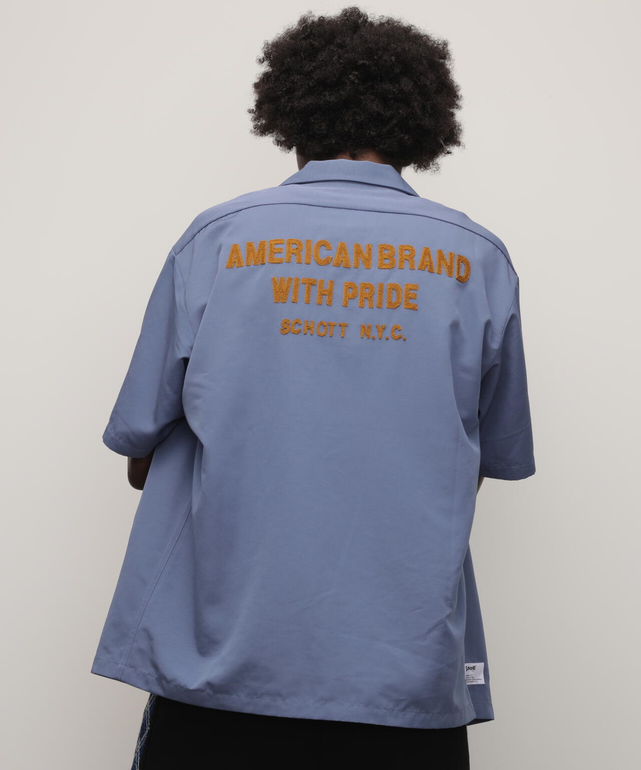 TC WORK SHIRT"AMERICAN BRAND WITH PRIDE EMB"/刺繍ワークシャツ