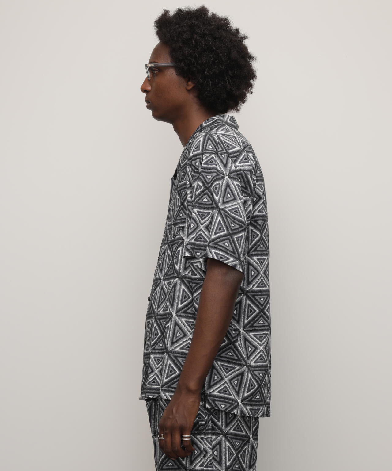 HAWAIIAN SHIRT "GEOMETRIC TRIANGLE"/ハワイアンシャツ "ジオメトリック トライアングル"