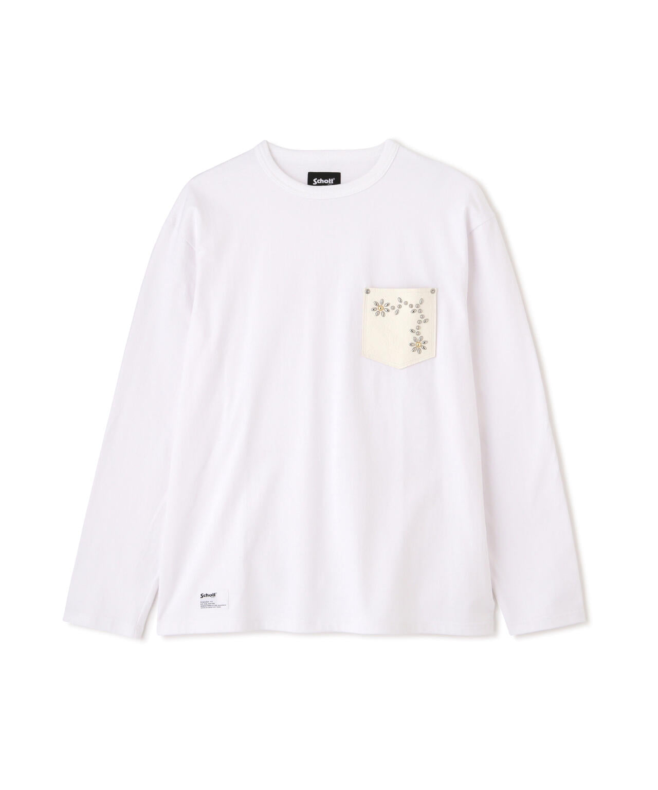 DEER FLOWER STUDS LS T-SHIRT/ディアフラワースタッズ LS Tシャツ