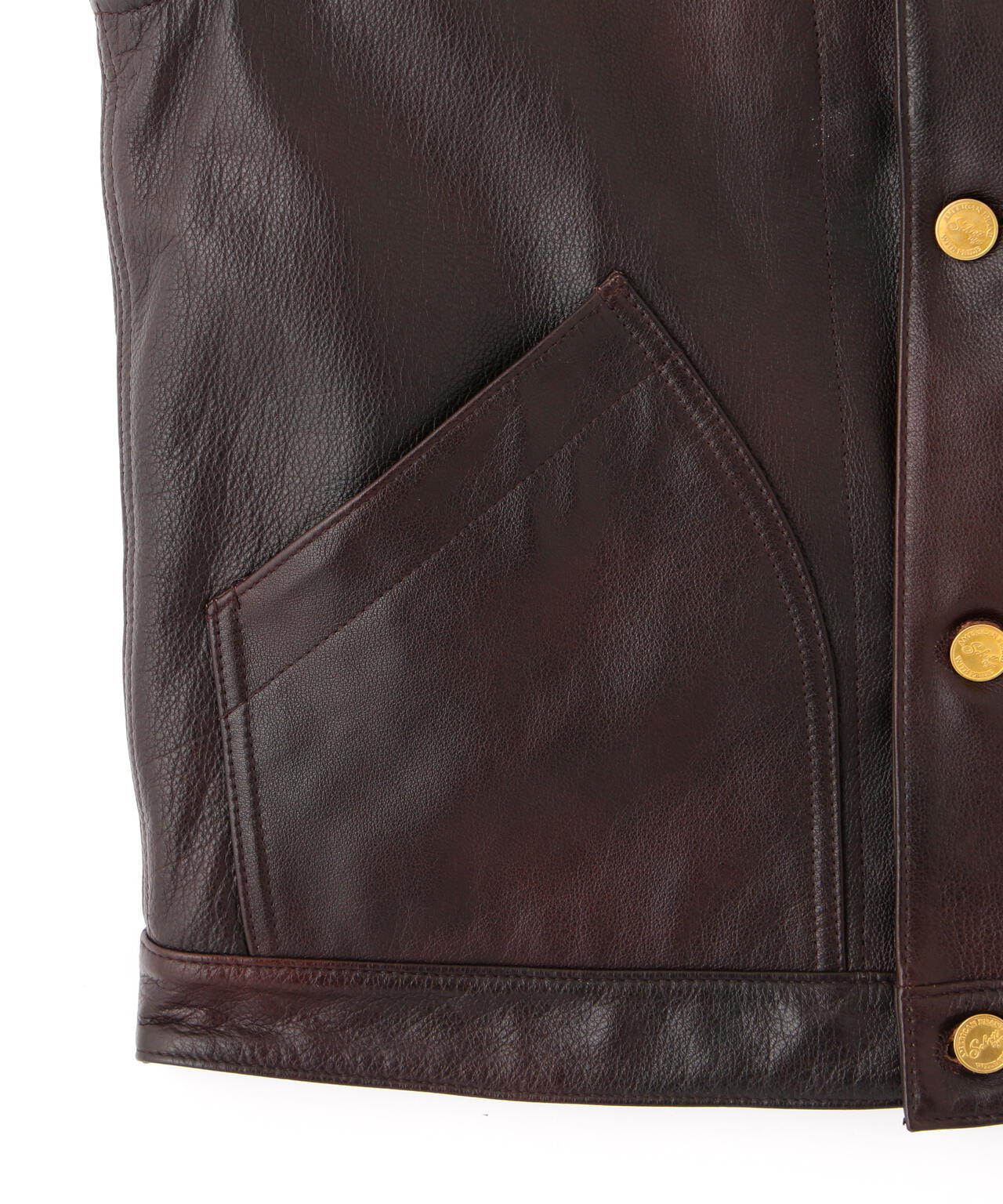 BUFFALOW LEATHER VEST/バッファロー レザーベスト