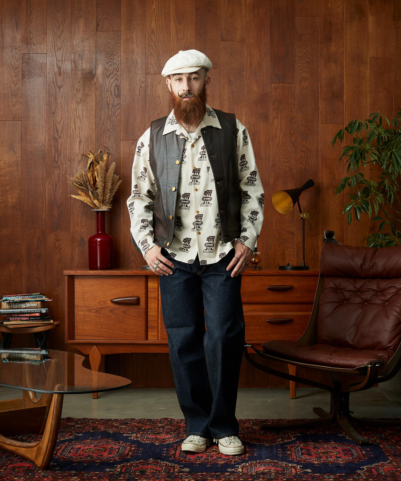 BUFFALOW LEATHER VEST/バッファロー レザーベスト