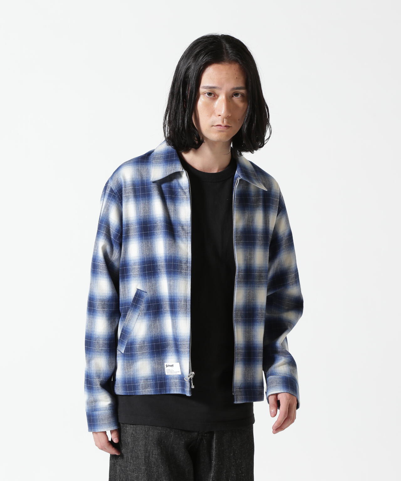 OMBRE CHECK FLANNEL JACKET/オンブレチェック フランネルジャケット