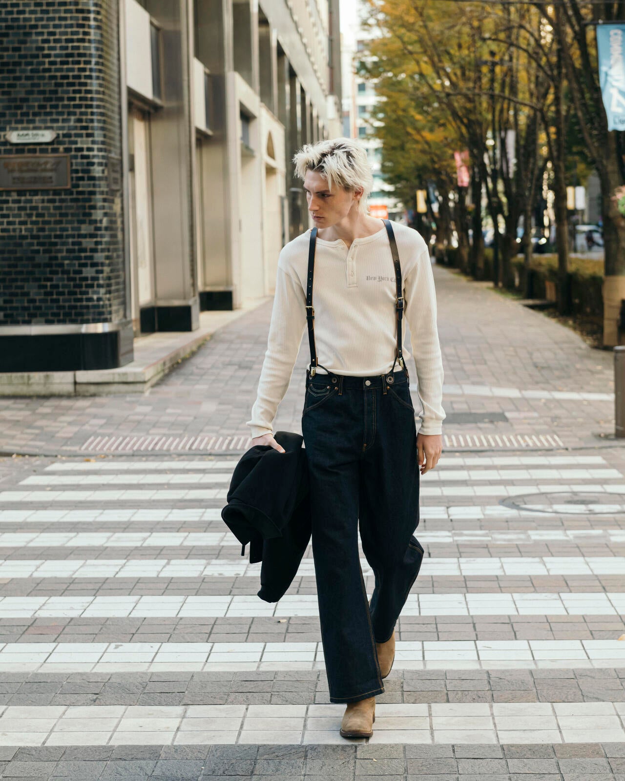 LEATHER SUSPENDER/レザーサスペンダー