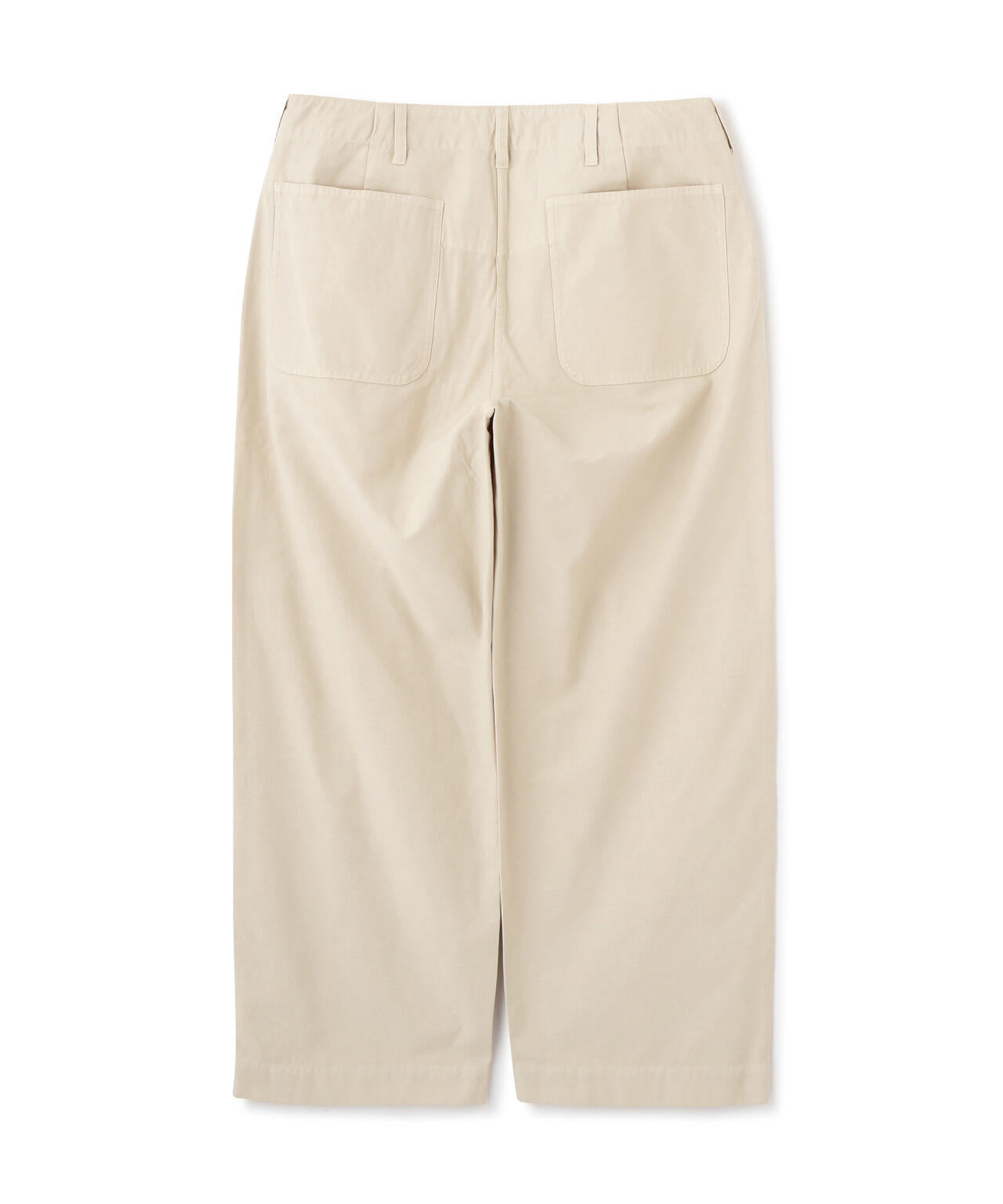 BACK SATIN BAKER TROUSERS/バックサテン ベイカーパンツ