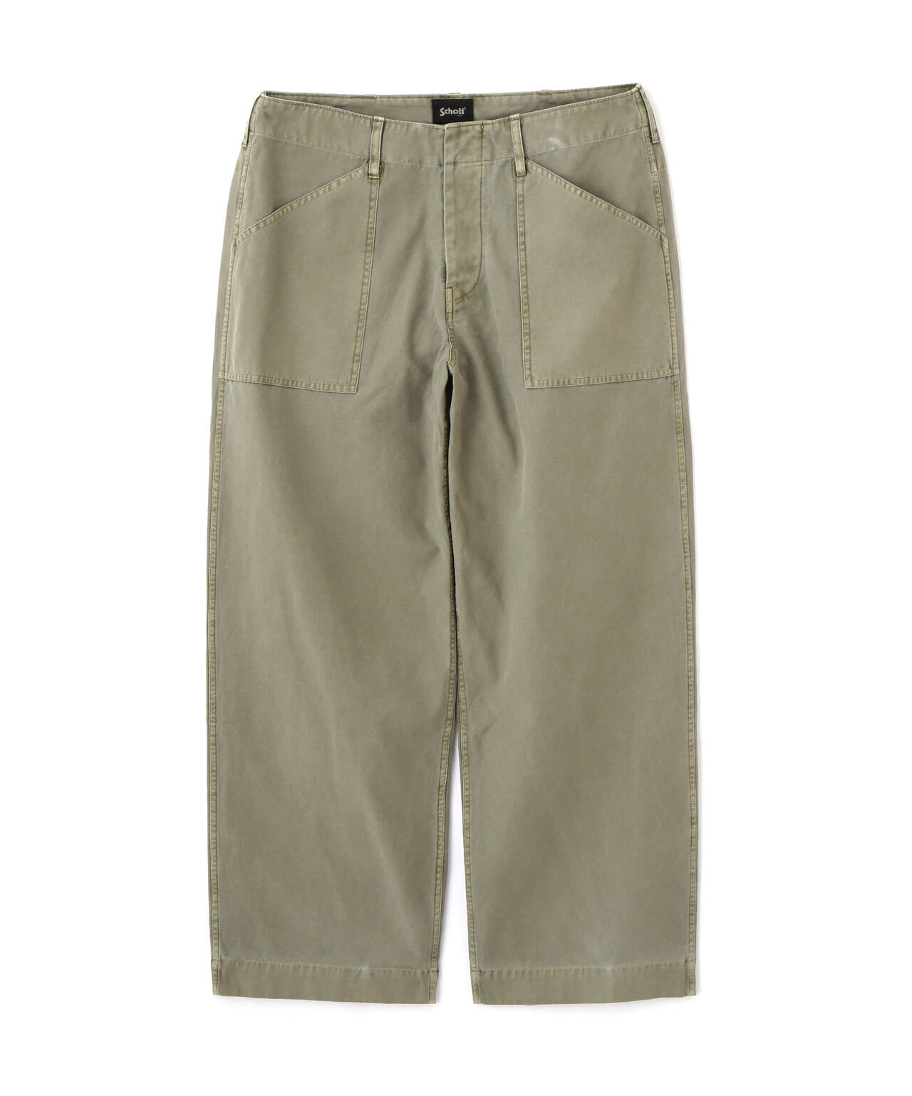 BACK SATIN BAKER TROUSERS/バックサテン ベイカーパンツ