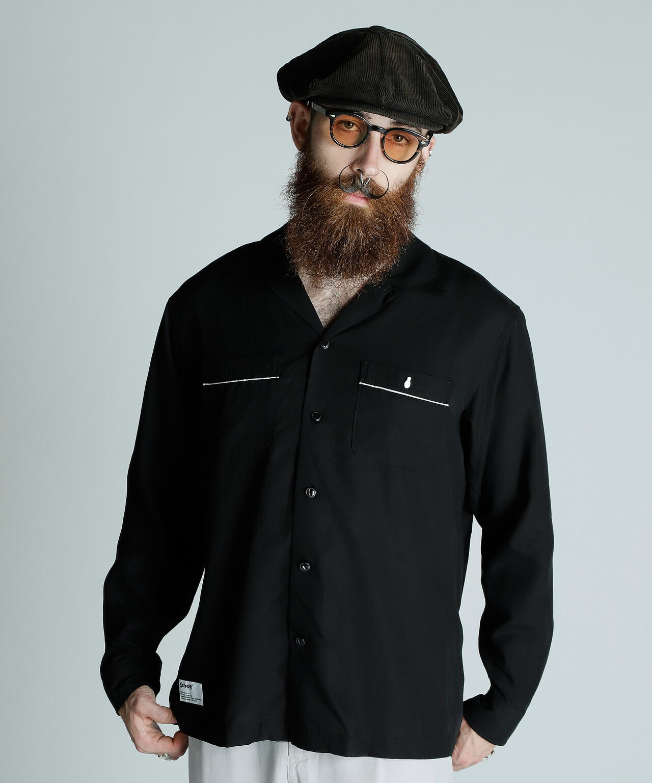BOWLING SHIRT'LEATHER JACKET MAKES A MAN/ボーリングシャツ レザージャケット メイクス ア マン