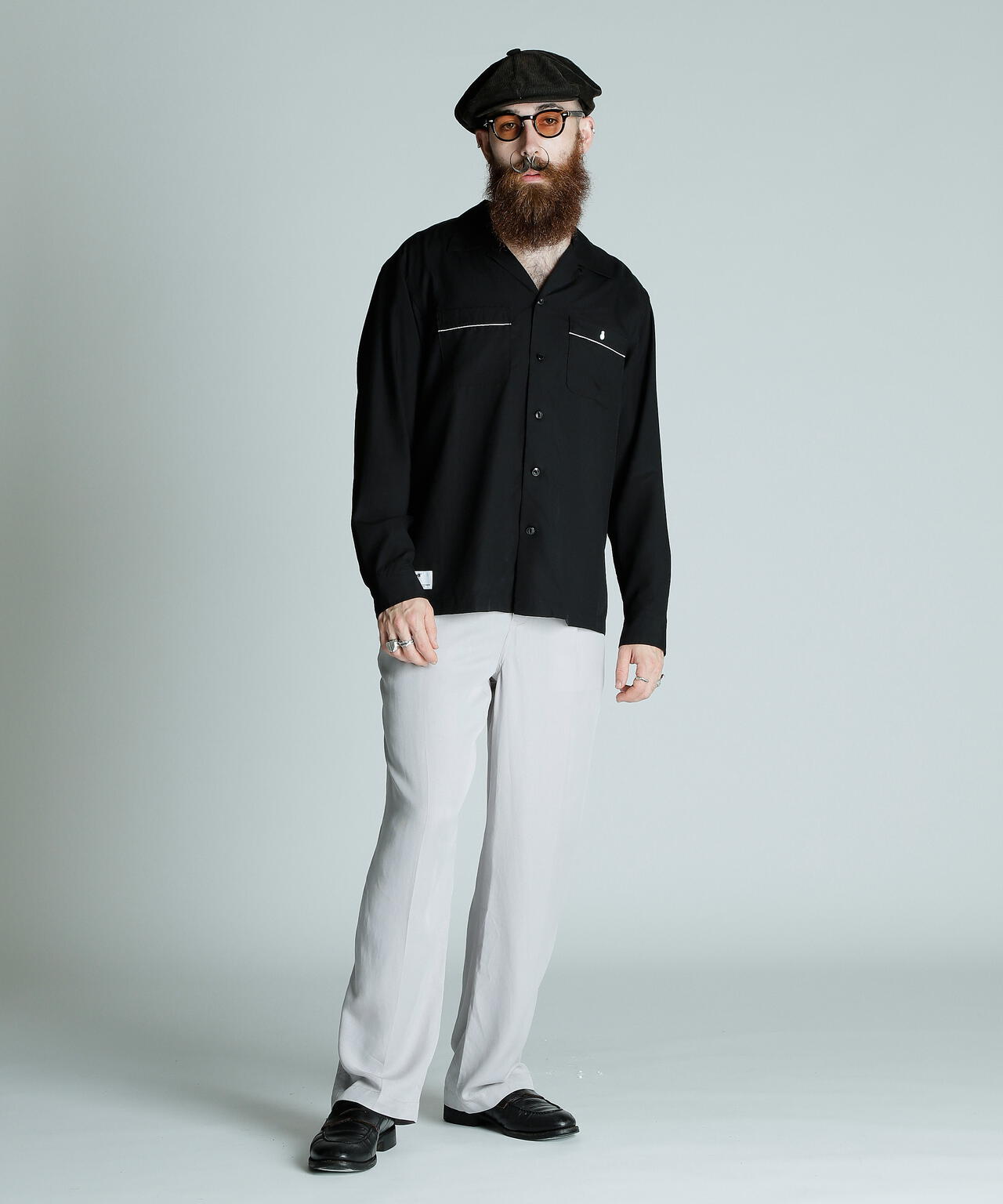 BOWLING SHIRT'LEATHER JACKET MAKES A MAN/ボーリングシャツ レザージャケット メイクス ア マン