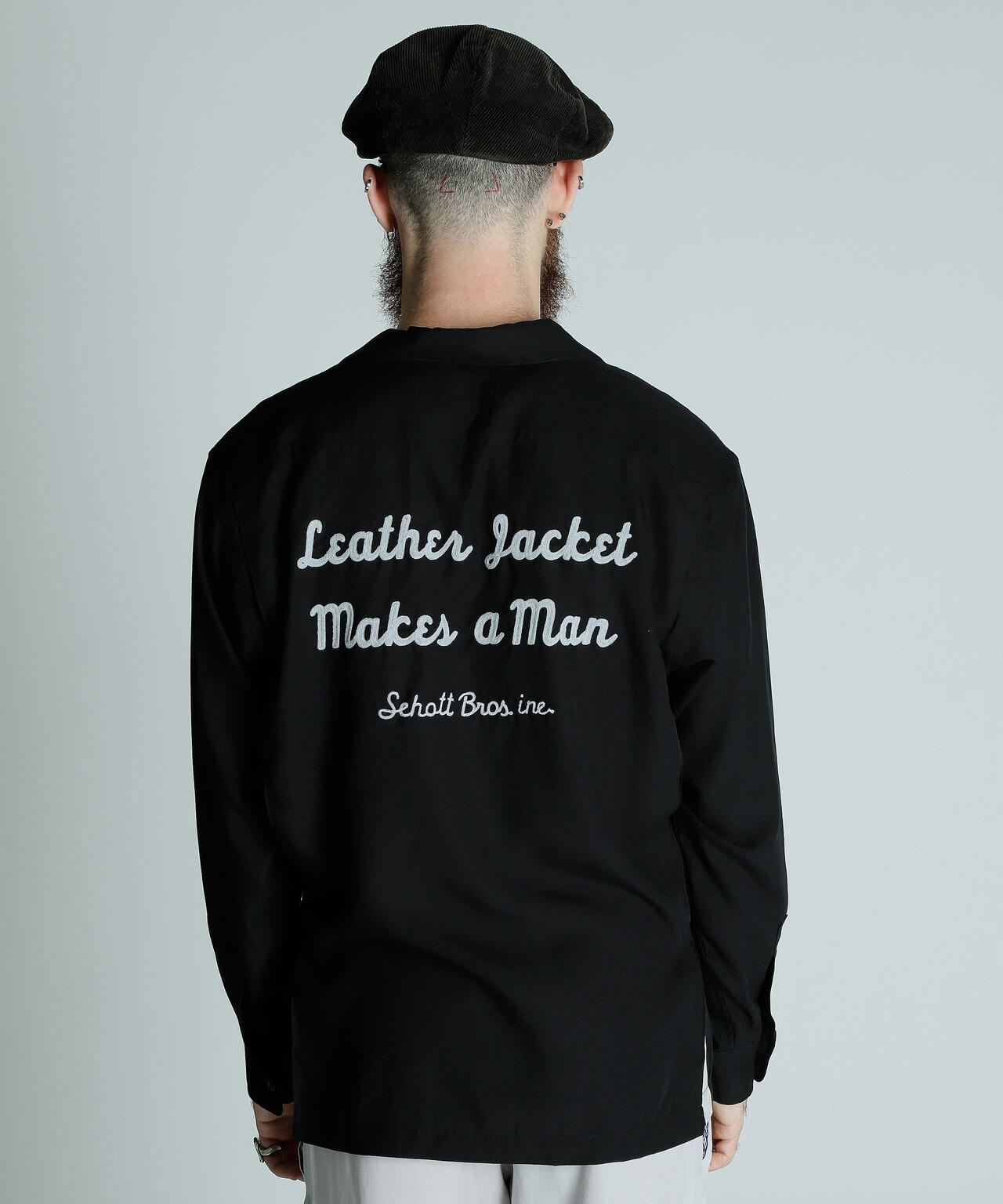 BOWLING SHIRT'LEATHER JACKET MAKES A MAN/ボーリングシャツ レザージャケット メイクス ア マン