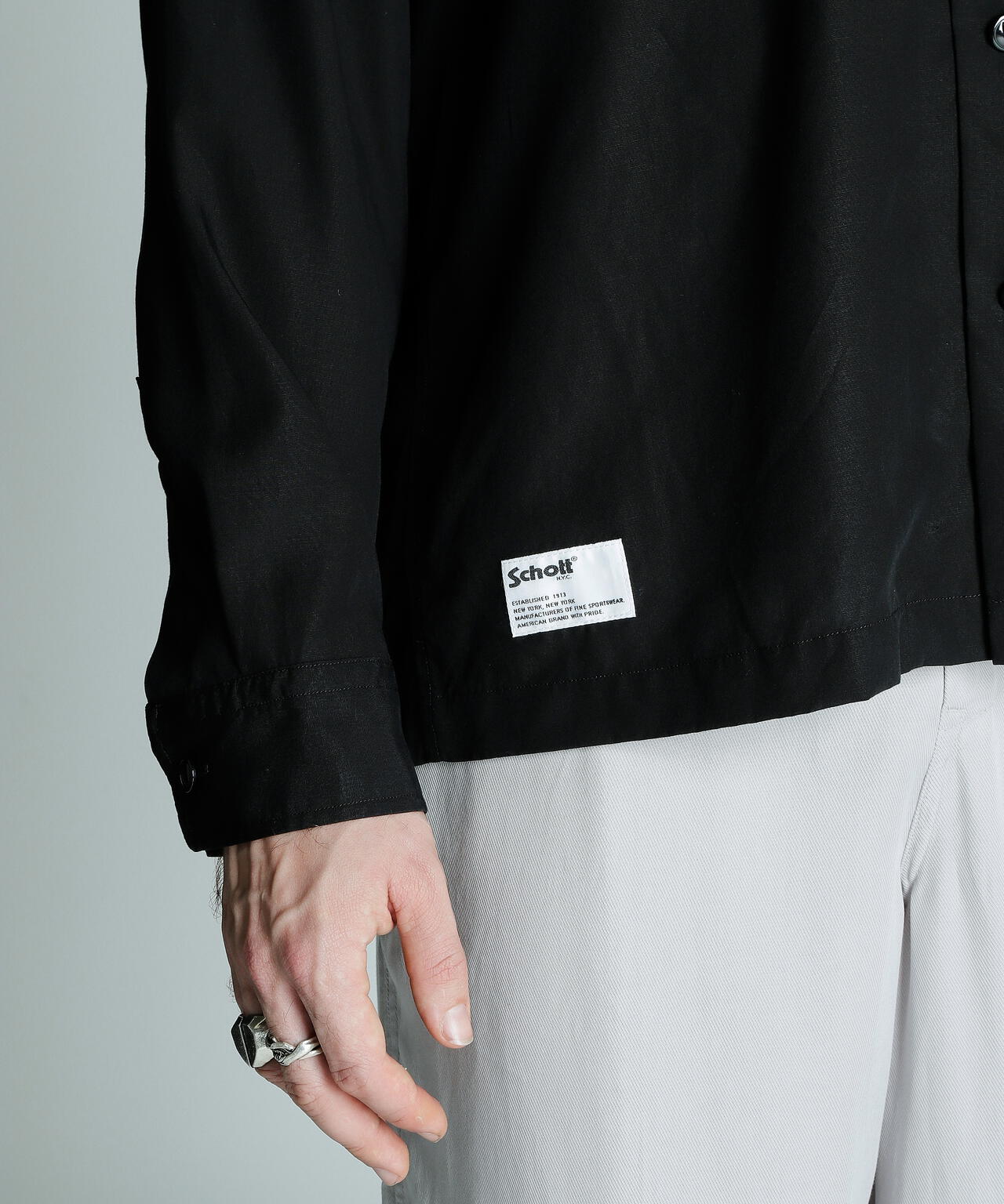BOWLING SHIRT'LEATHER JACKET MAKES A MAN/ボーリングシャツ レザージャケット メイクス ア マン