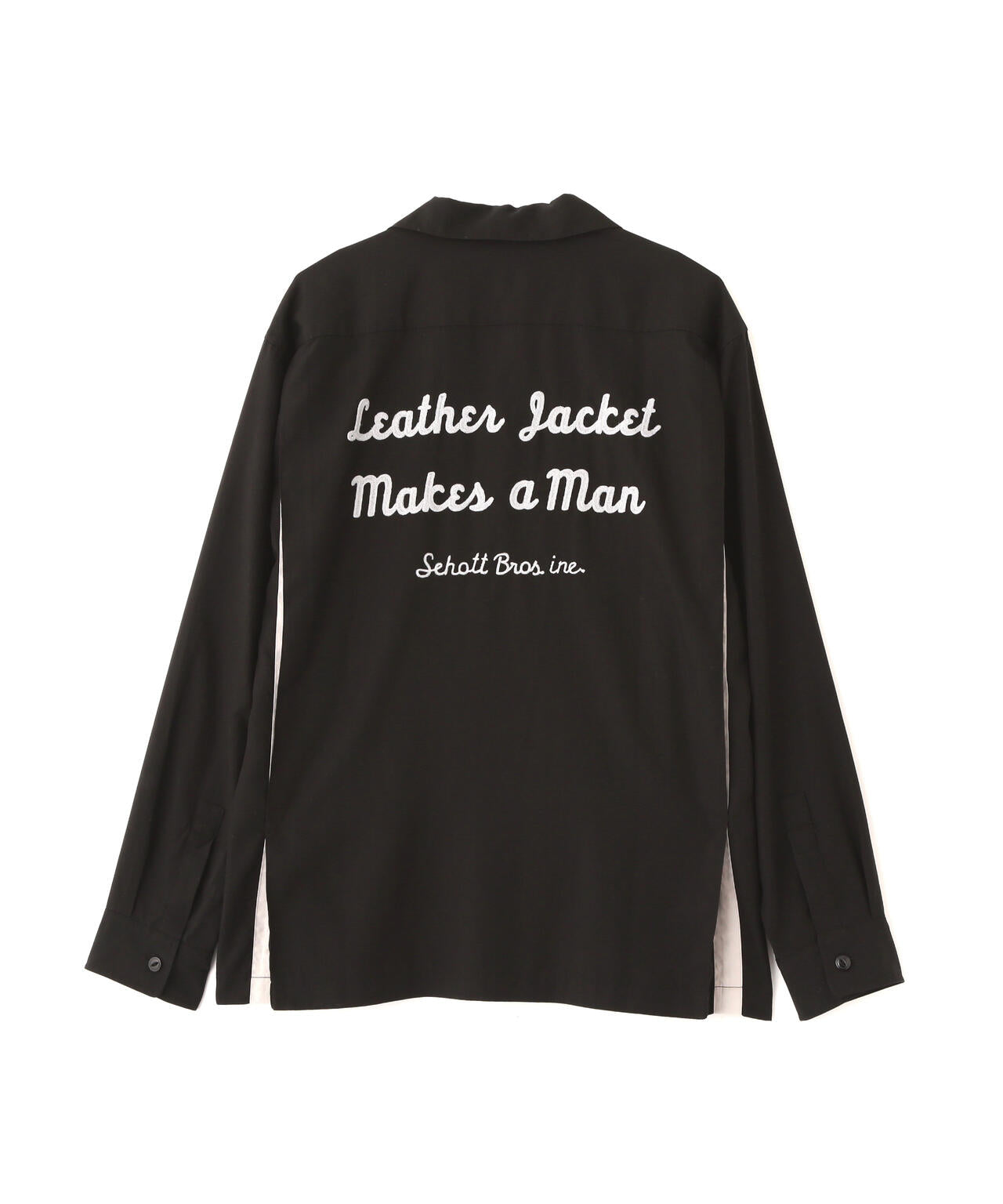 BOWLING SHIRT'LEATHER JACKET MAKES A MAN/ボーリングシャツ レザージャケット メイクス ア マン