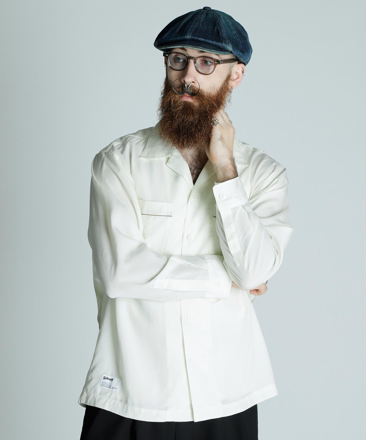 BOWLING SHIRT'LEATHER JACKET MAKES A MAN/ボーリングシャツ レザージャケット メイクス ア マン