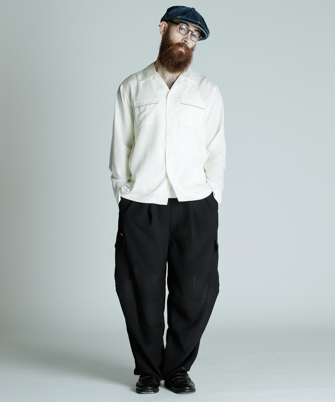 BOWLING SHIRT'LEATHER JACKET MAKES A MAN/ボーリングシャツ レザージャケット メイクス ア マン