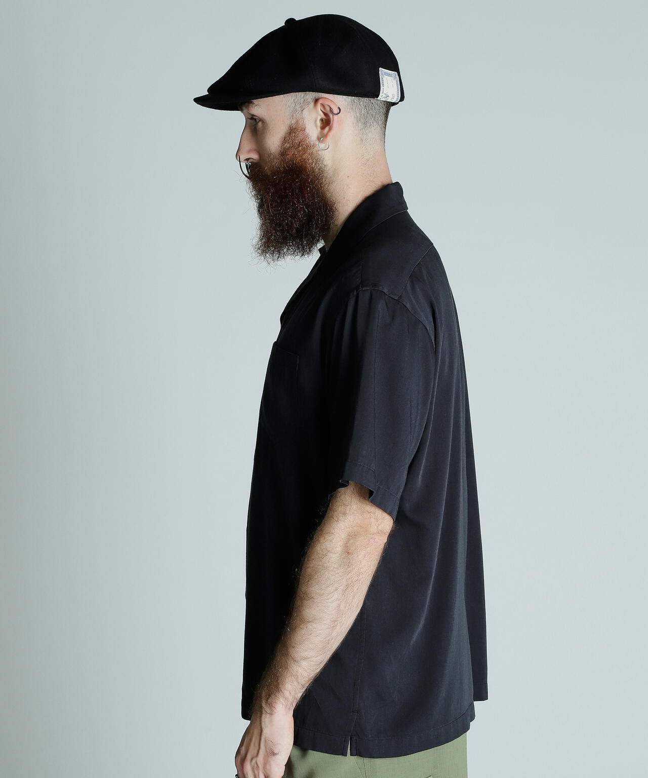 CR PLAIN SHIRT/コットン レーヨン プレーンシャツ