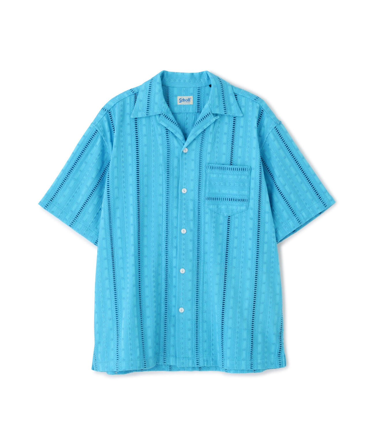 CR SHIRT EMBROIDERY/コットン レーヨン 刺繍シャツ