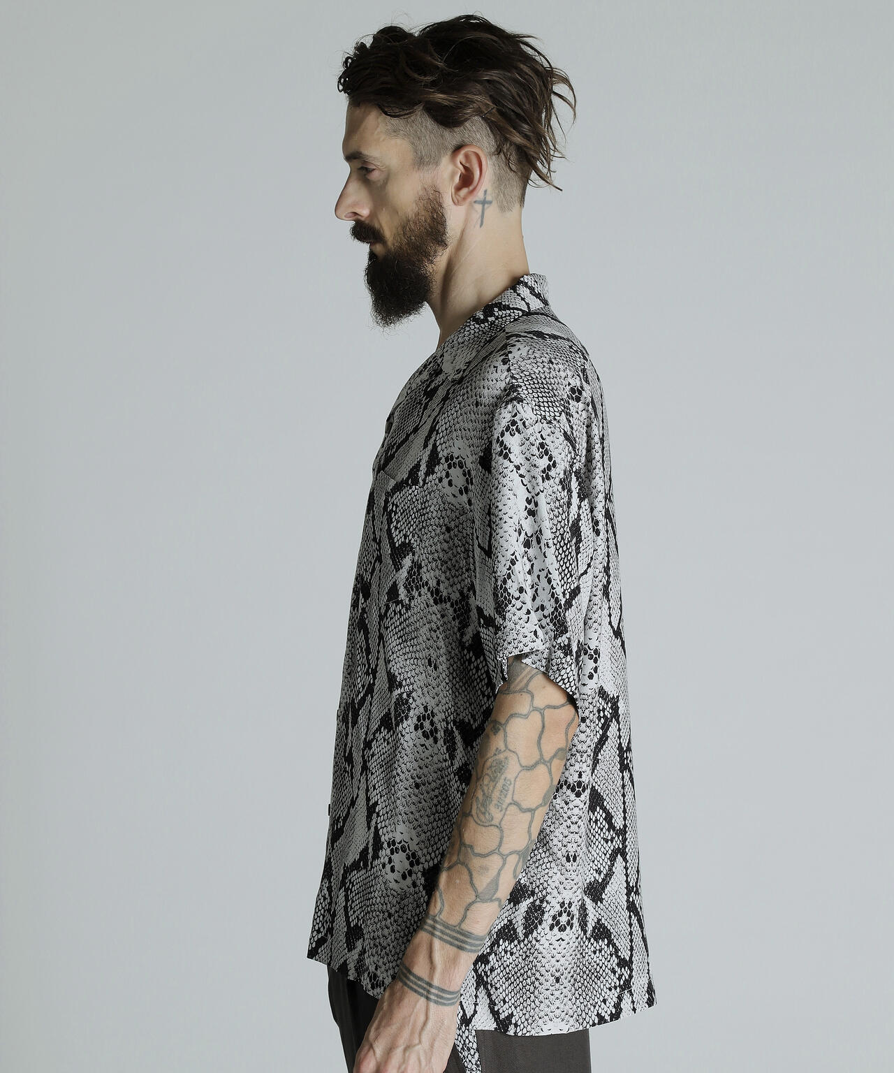 RAYON SHIRT PYTHON/レーヨンシャツ パイソン