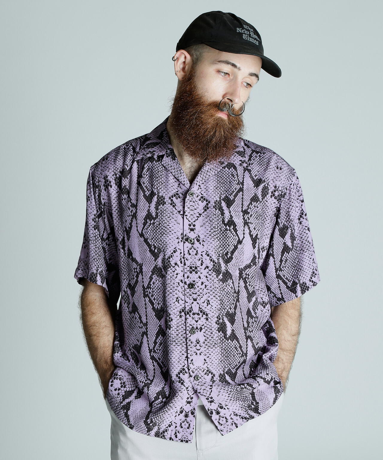 RAYON SHIRT PYTHON/レーヨンシャツ パイソン