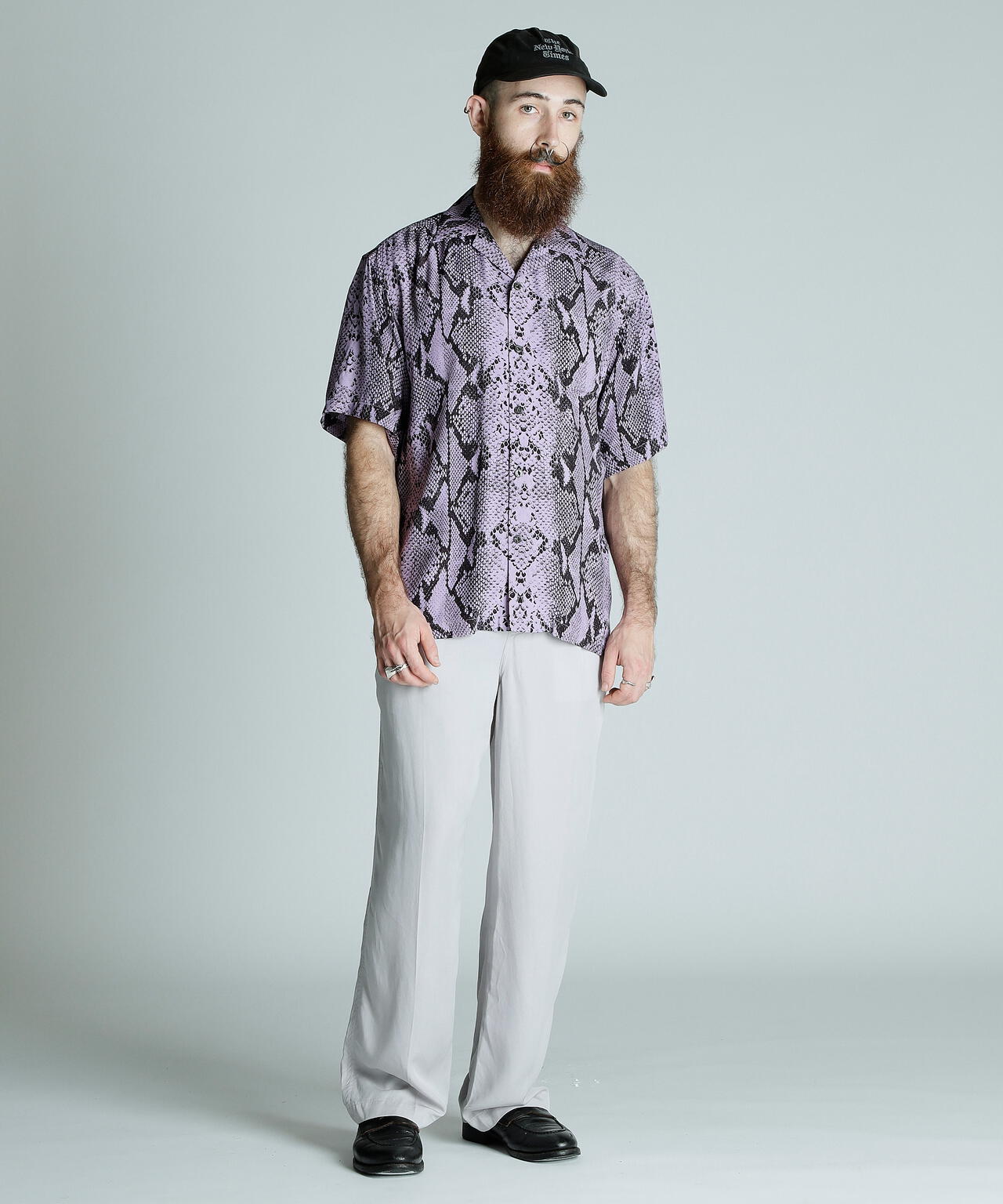 RAYON SHIRT PYTHON/レーヨンシャツ パイソン