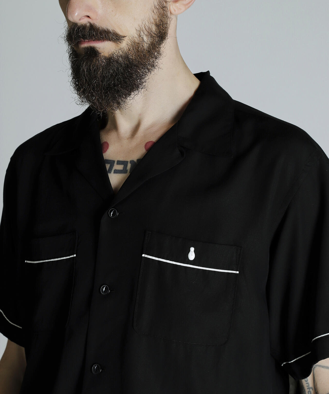 BOWLING SS SHIRT'LEATHER JACKET MAKES A MAN/ボーリングSSシャツ