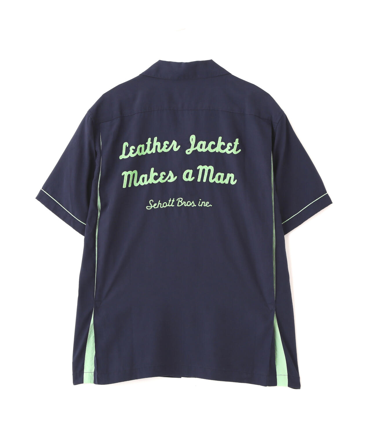 BOWLING SS SHIRT'LEATHER JACKET MAKES A MAN/ボーリングSSシャツ