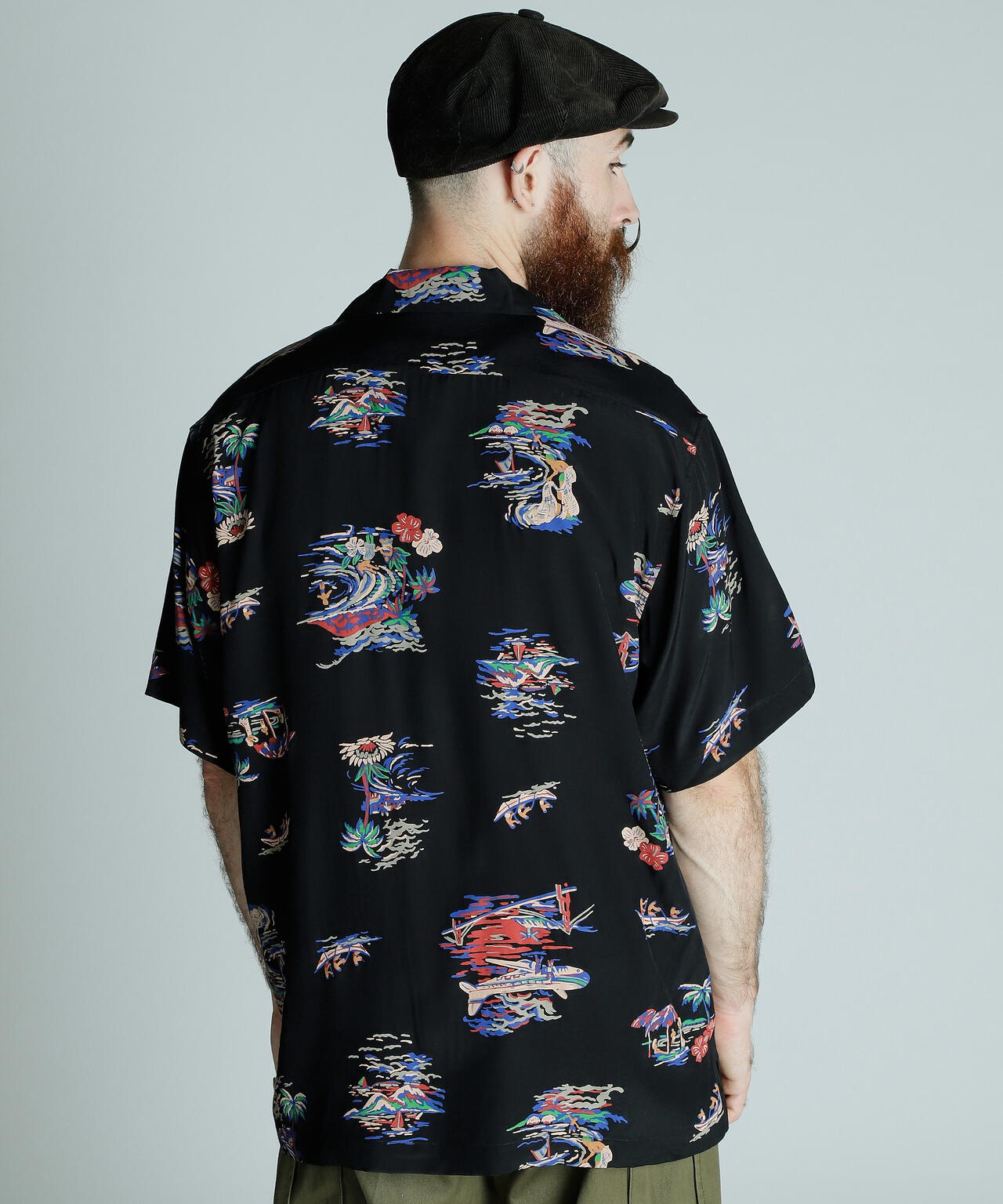 ×PJ/×パイナップルジュース/RAYON SHIRT ALOHALAND/レーヨンシャツ アロハランド