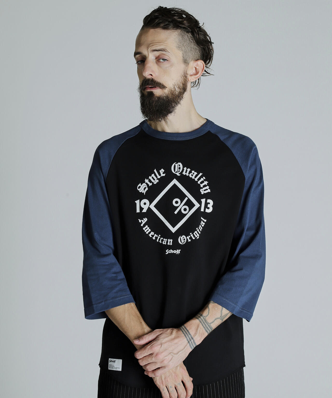 QS T-SHIRT DIAMOND/ラグラン Tシャツ ダイアモンド
