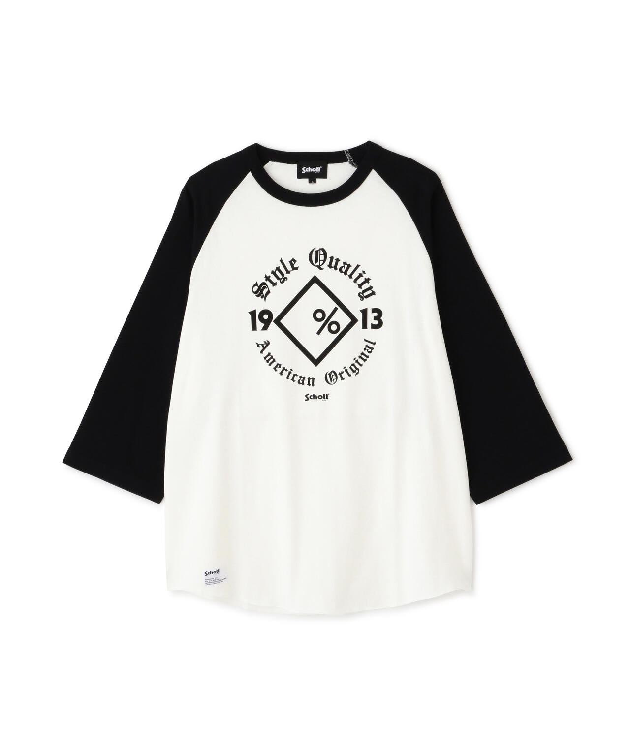 QS T-SHIRT DIAMOND/ラグラン Tシャツ ダイアモンド