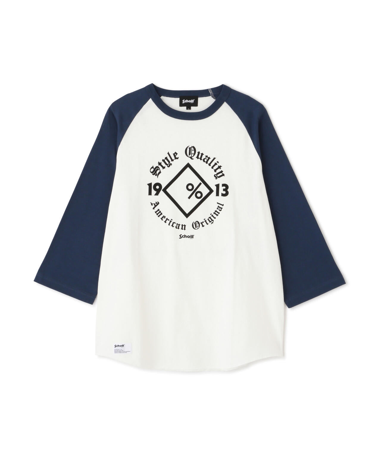 QS T-SHIRT DIAMOND/ラグラン Tシャツ ダイアモンド