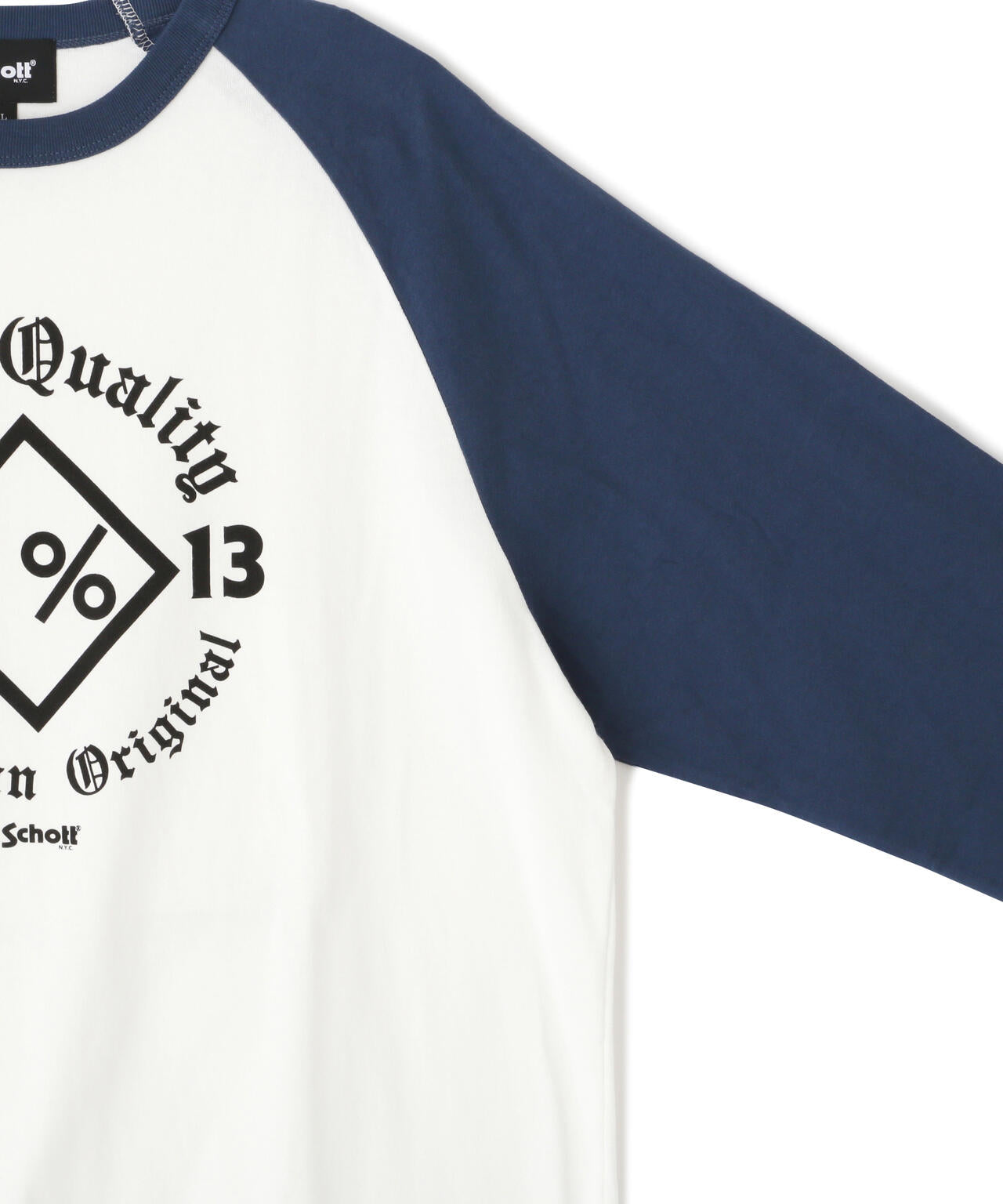 QS T-SHIRT DIAMOND/ラグラン Tシャツ ダイアモンド