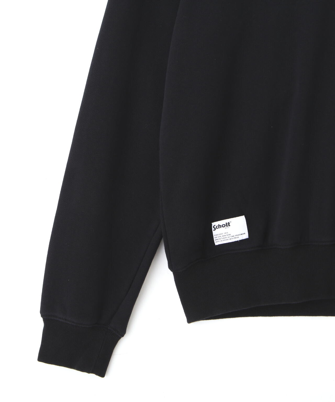 LEATHER ELBOW PATCH SWEAT/レザーエルボーパッチ スウェット