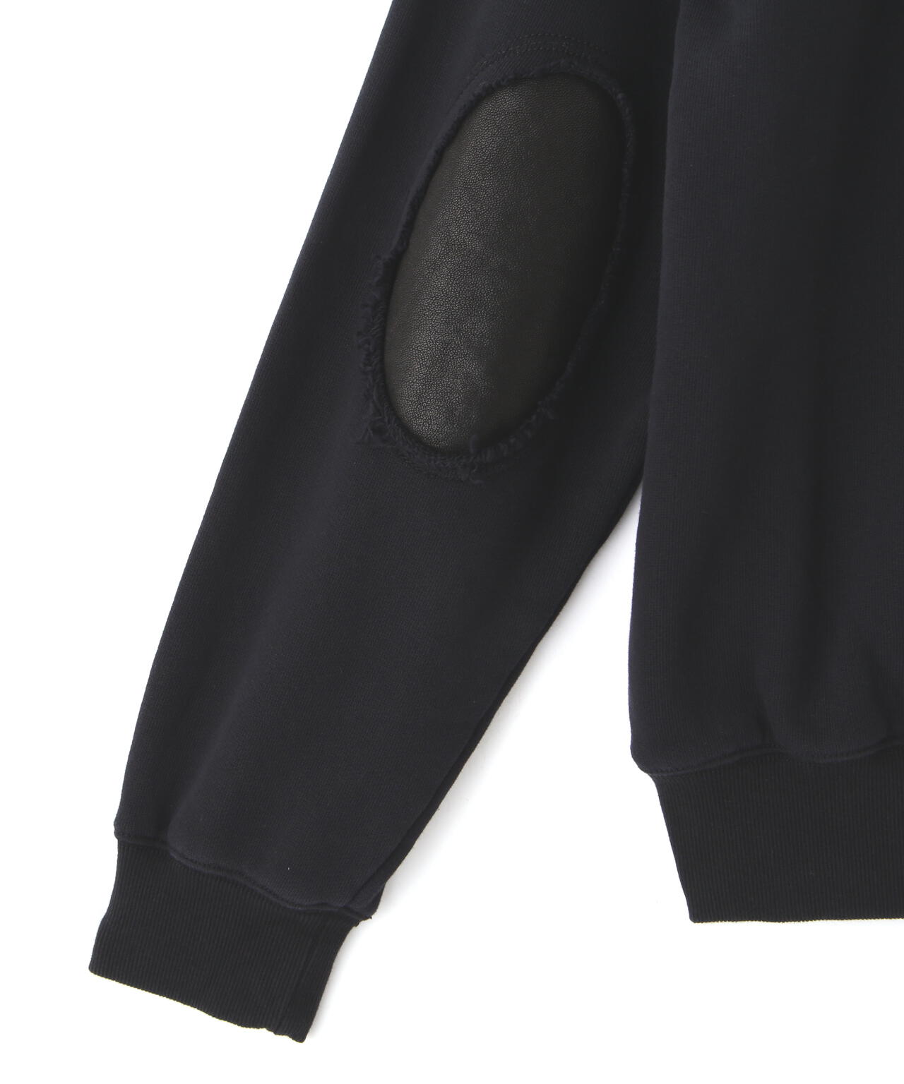 LEATHER ELBOW PATCH SWEAT/レザーエルボーパッチ スウェット
