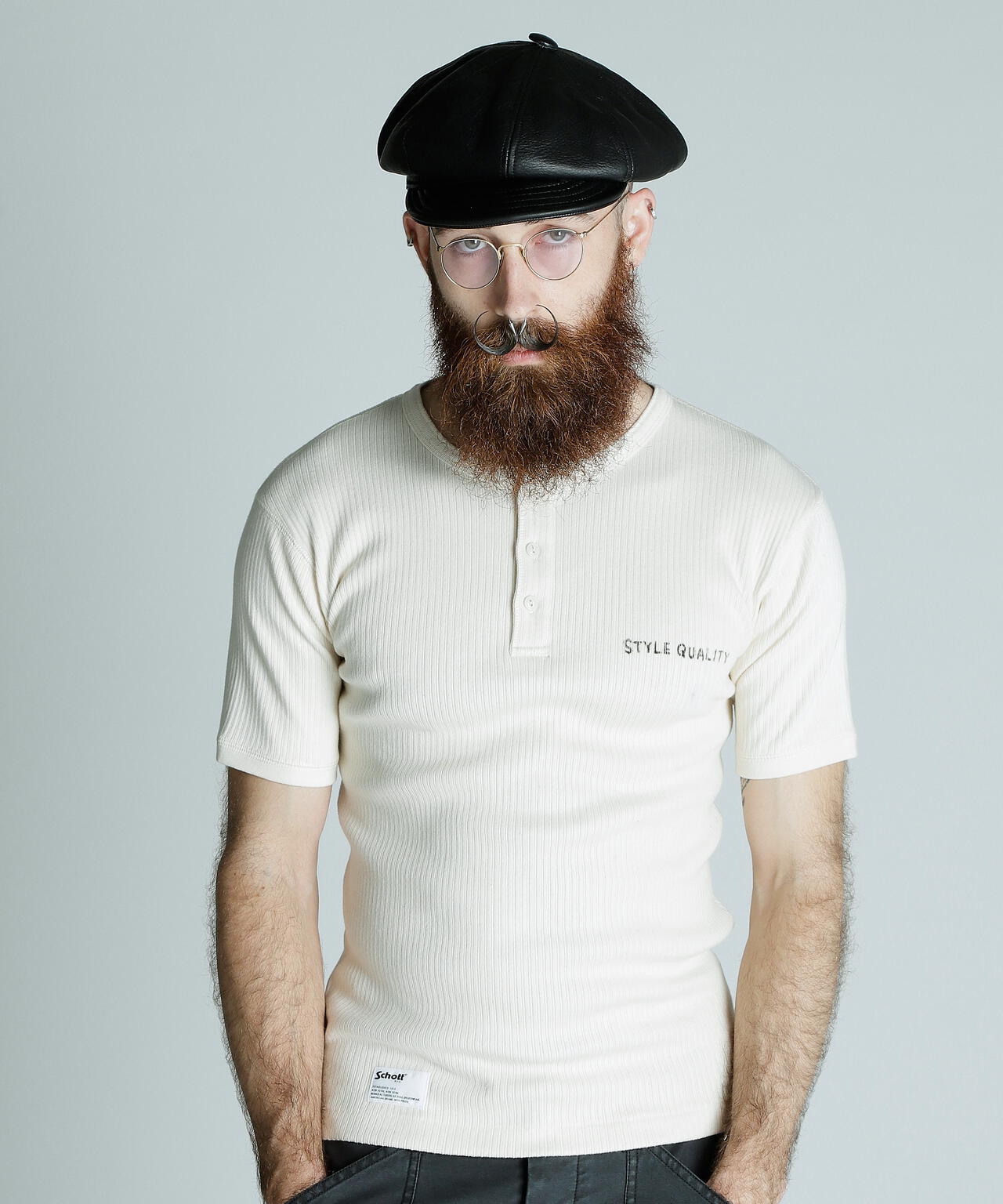 ARMY RIB HENLEY T-SHIRT/アーミーリブ ヘンリーTシャツ