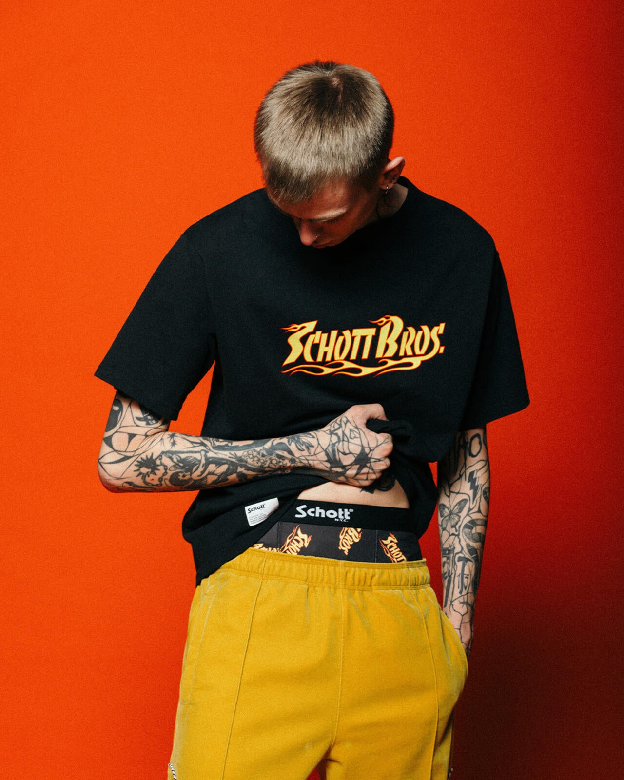 T-SHIRT FLAME LOGO/フレイムロゴ Tシャツ