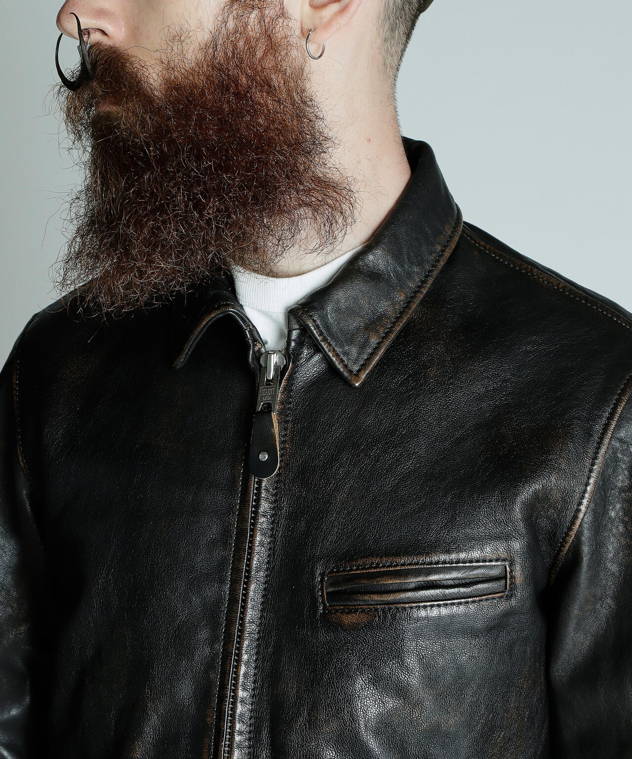 SPORTS LEATHER JACKET/スポーツレザー ジャケット