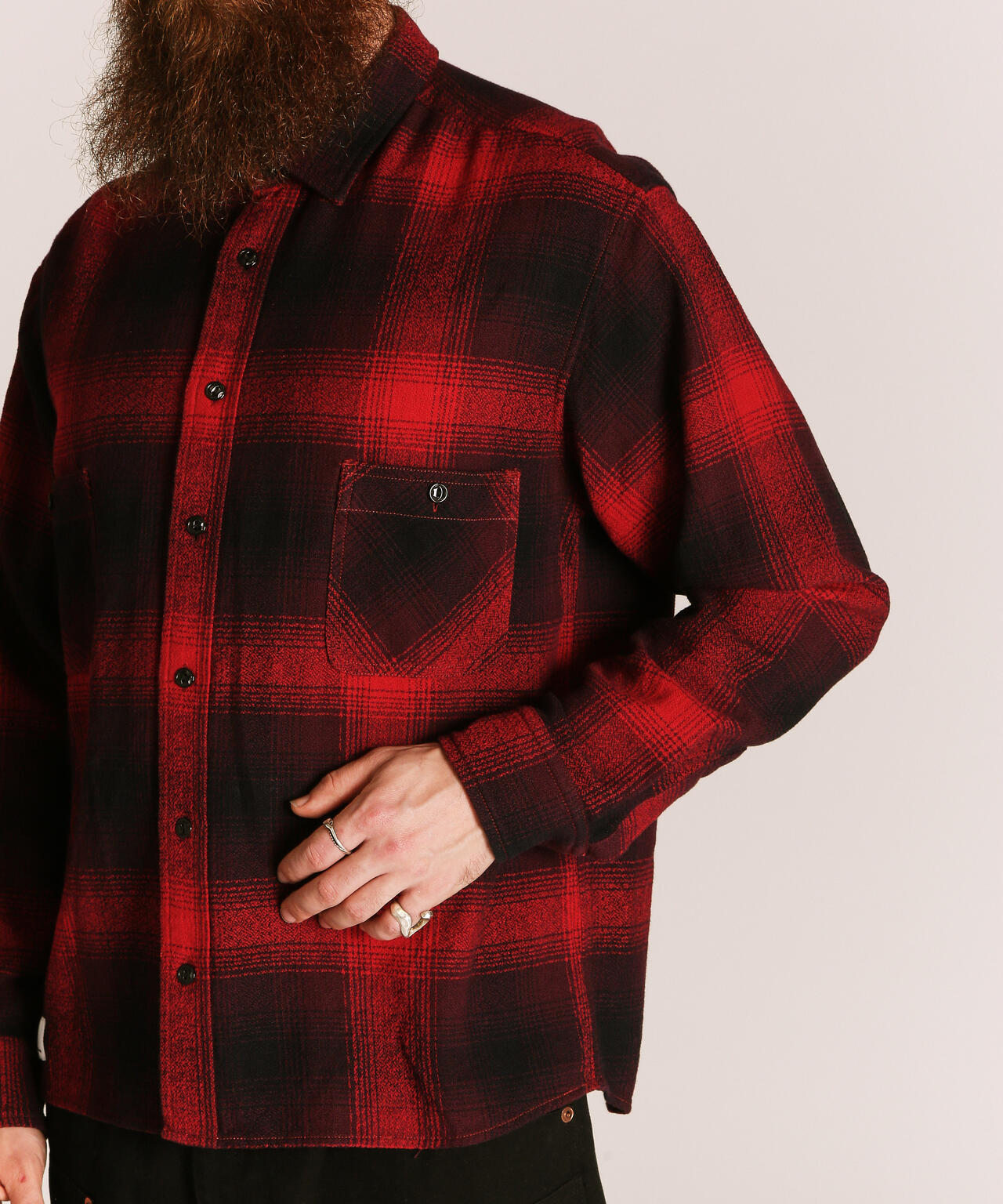 OMBRE CHECK CF LS SHIRT/オンブレ チェック CF LSシャツ