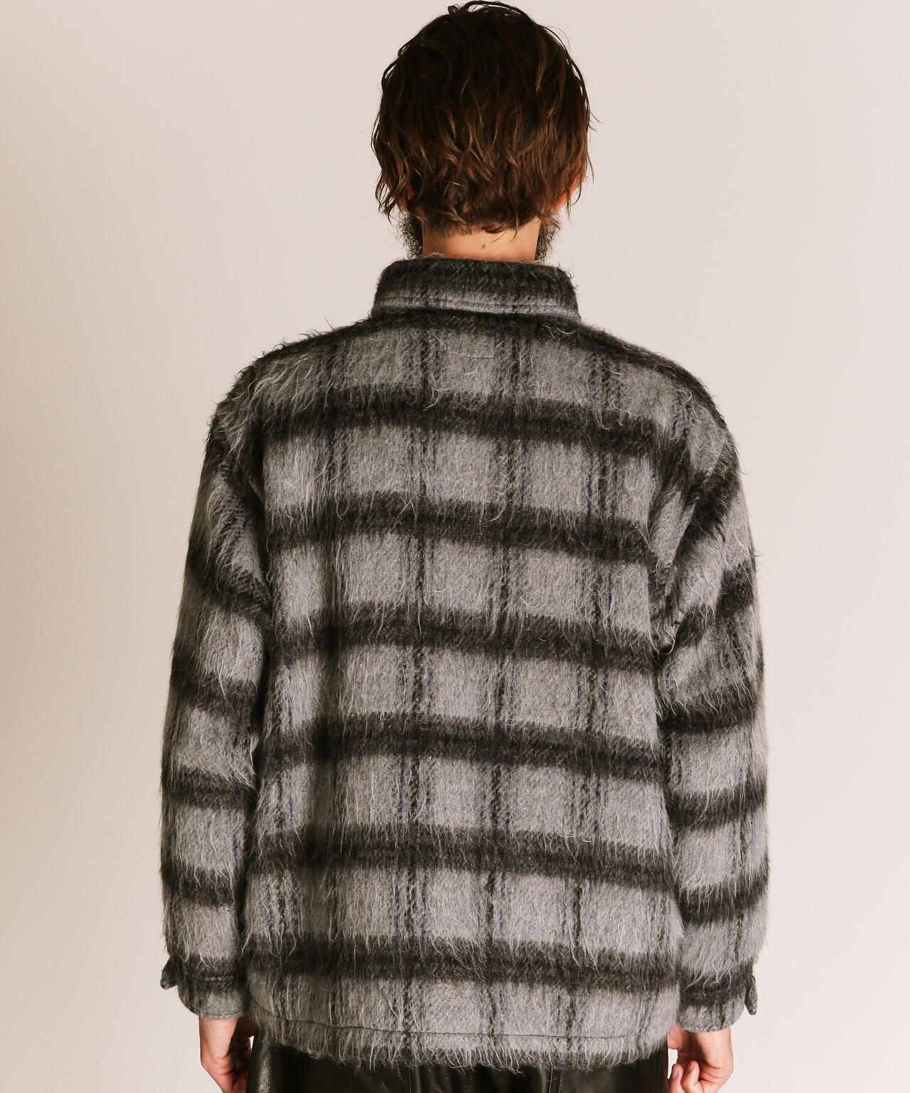 SHAGGY PLAID SHIRT/シャギー プレイドシャツ