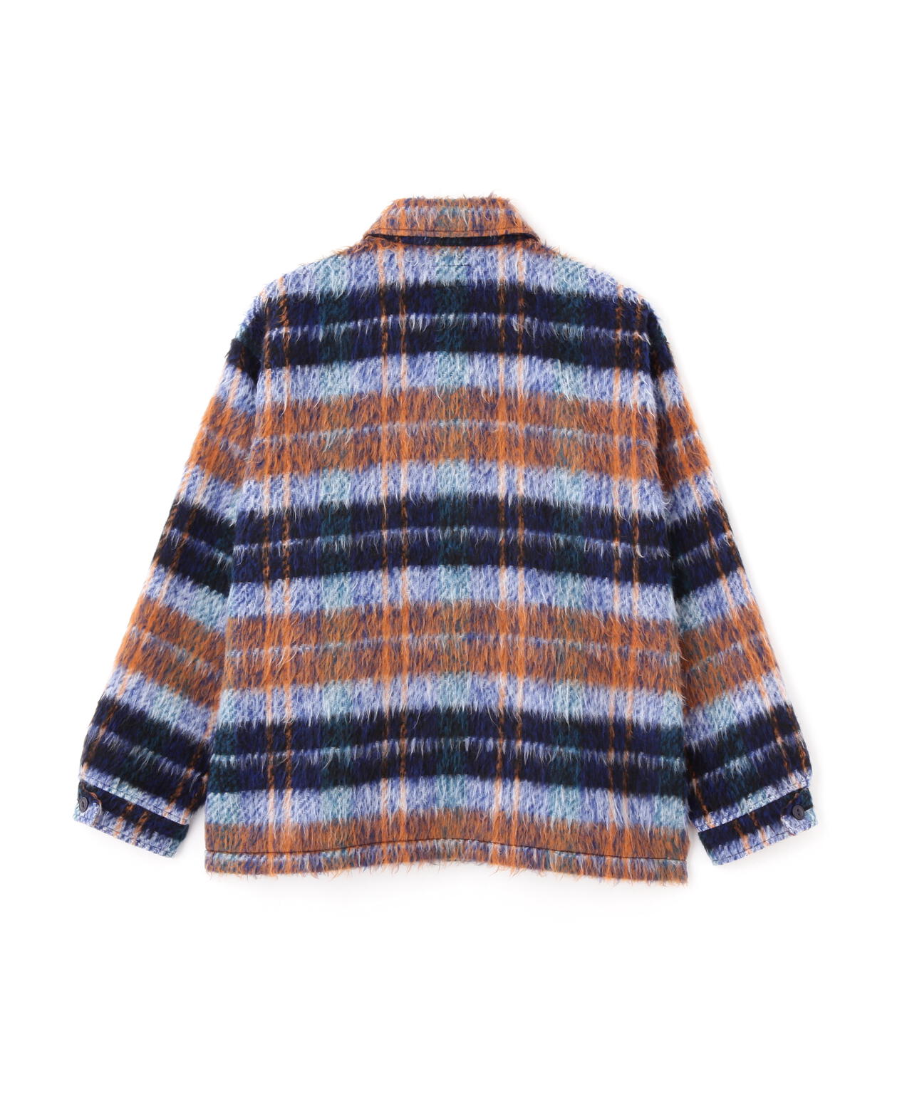 SHAGGY PLAID SHIRT/シャギー プレイドシャツ