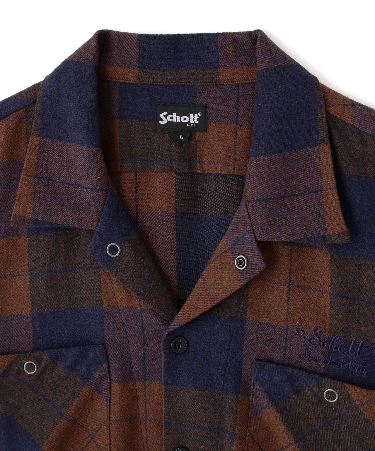 LS NEL SHIRT/ネルシャツ