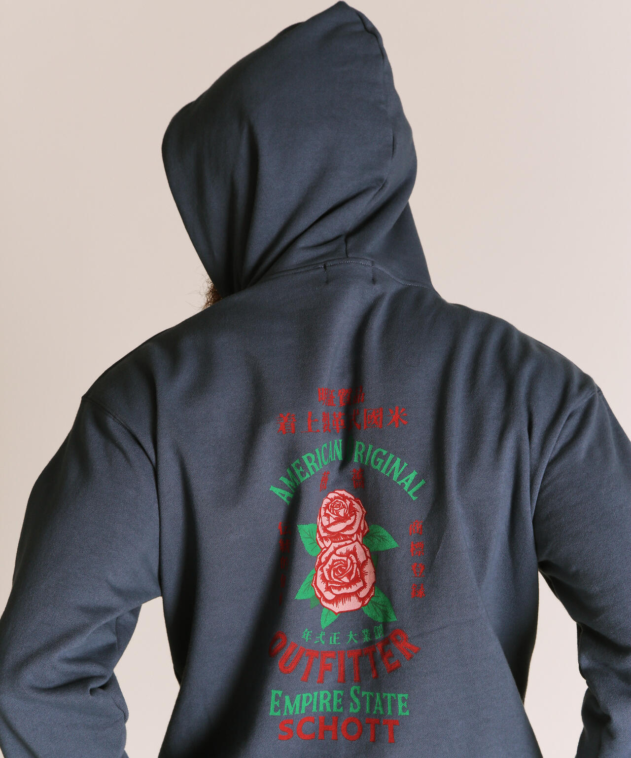 ADVERTISEMENT ROSE HOODED SWEAT/アドバタイズメント ローズ スウェット パーカー