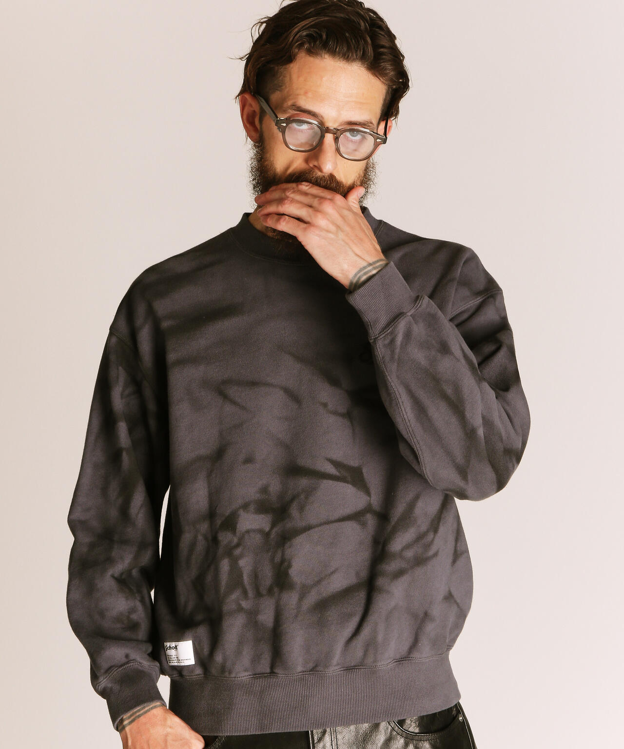 TIE-DYE BOLT LOGO CREW SWEAT/タイダイボルトロゴ クルースウェット