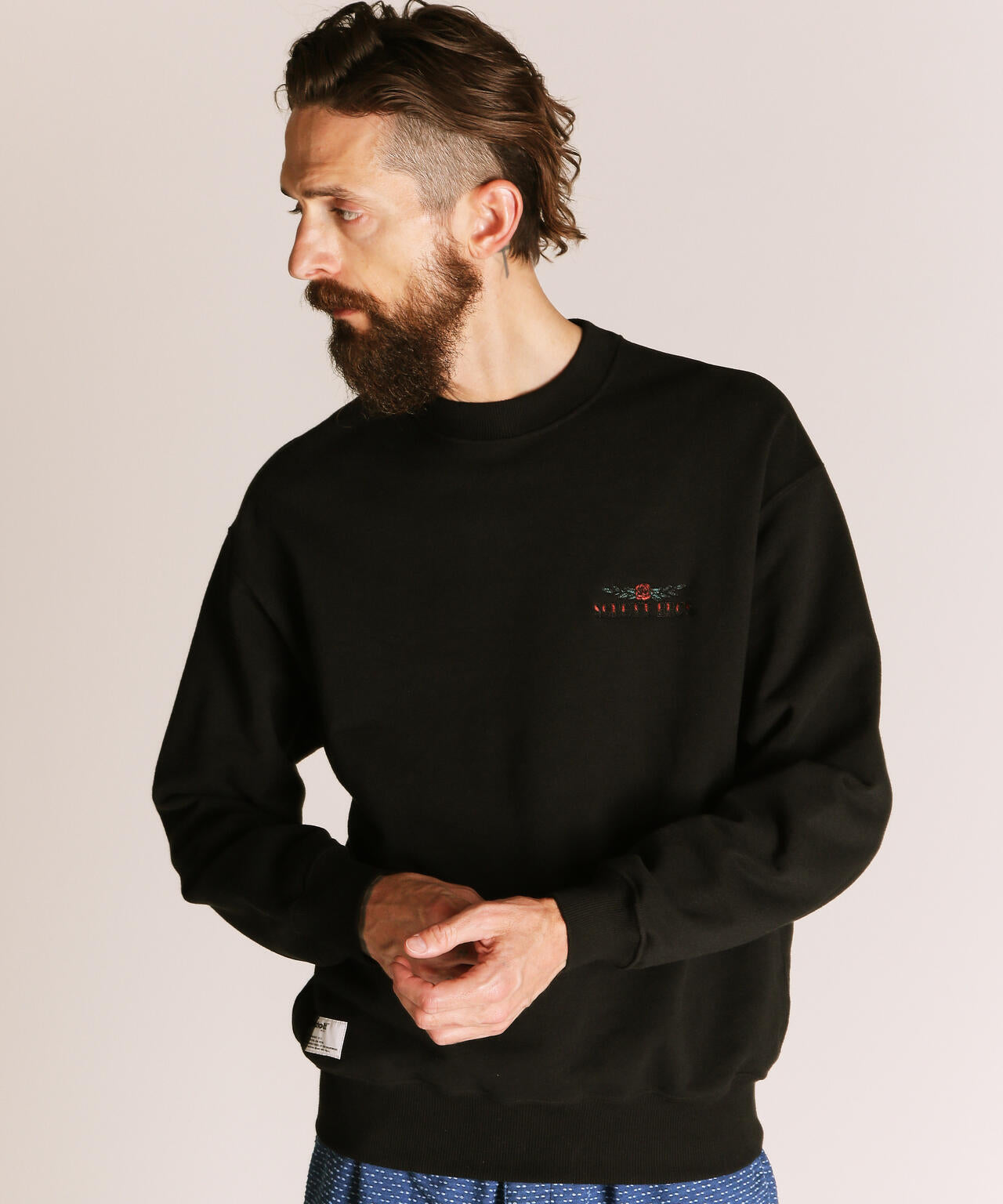 SHAKE HAND SNAKE CREW SWEAT/シェイクハンドスネーク クルースウェット