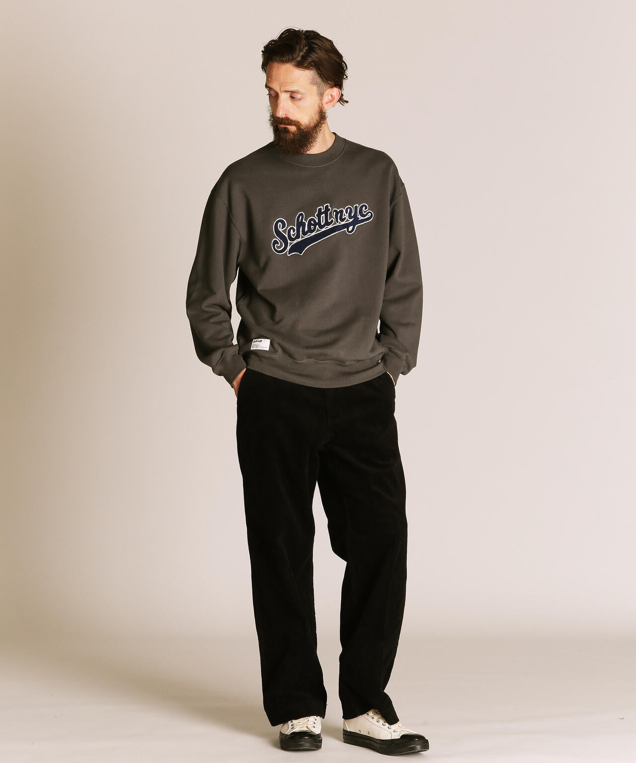 SCRIPT CREW SWEAT/スクリプト クルースウェット