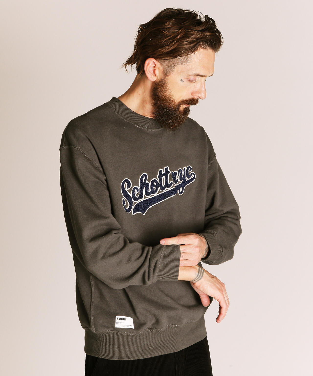 SCRIPT CREW SWEAT/スクリプト クルースウェット