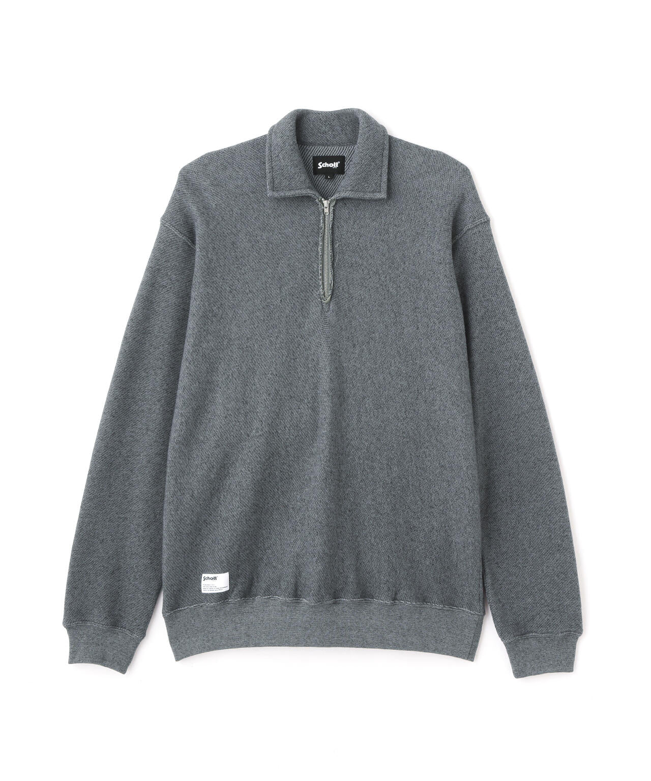 SALT AND PEPPER HALF ZIP SWEAT/ソルト アンド ペッパー ハーフジップスウェット