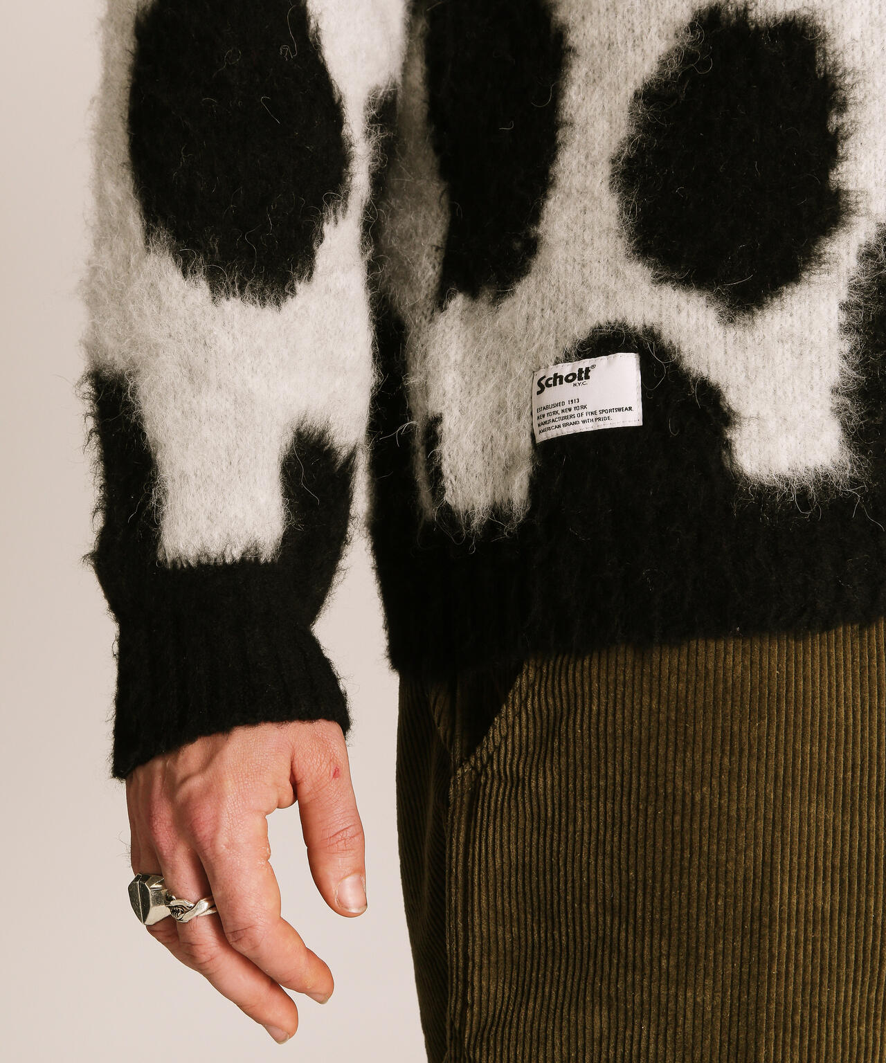 GIRAFFE CREW KNIT/ジラフ　クルーニット