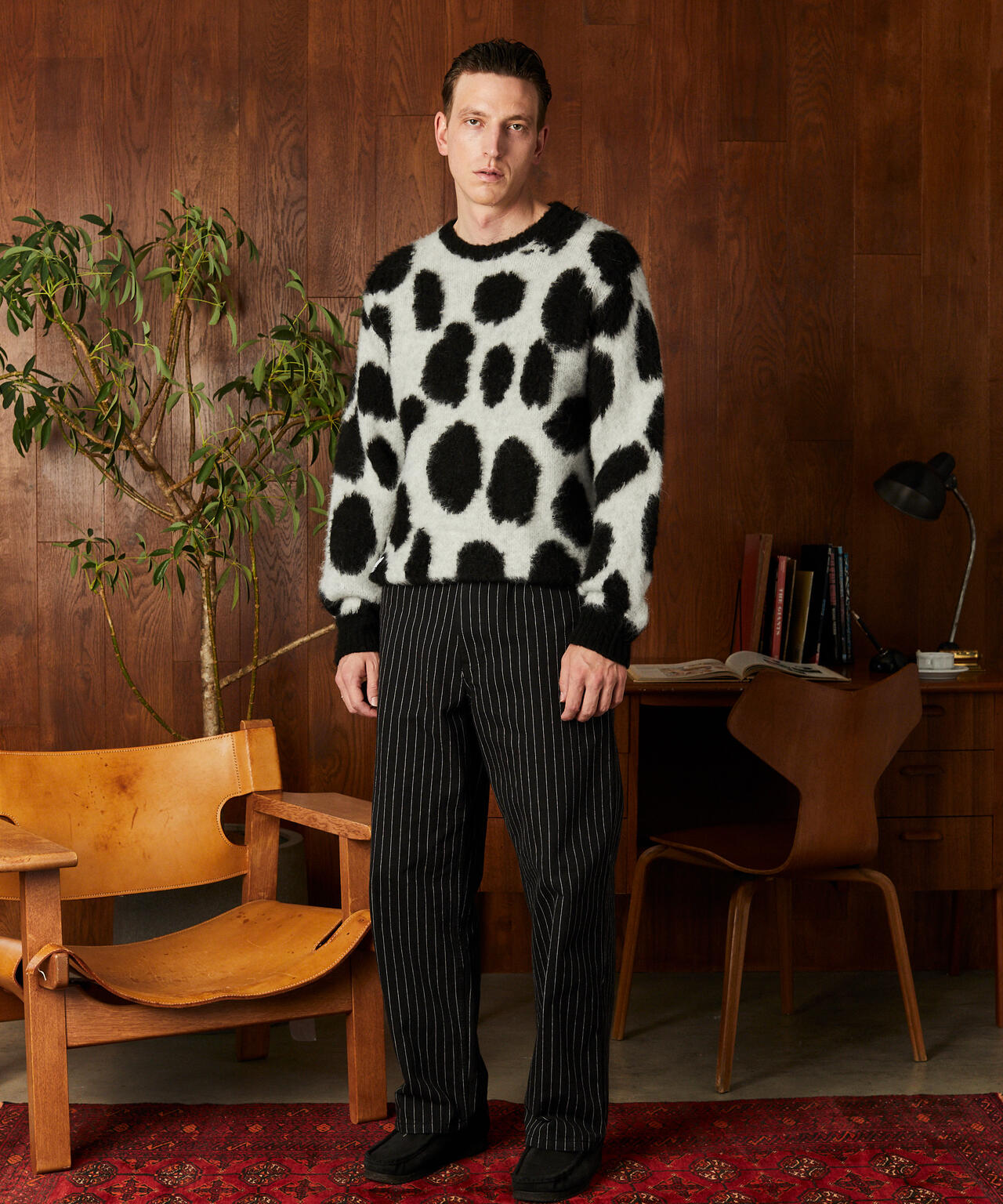 GIRAFFE CREW KNIT/ジラフ　クルーニット