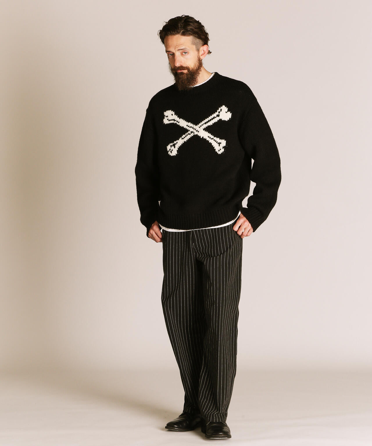 CROSS BONE KNIT/クロスボーン ニット
