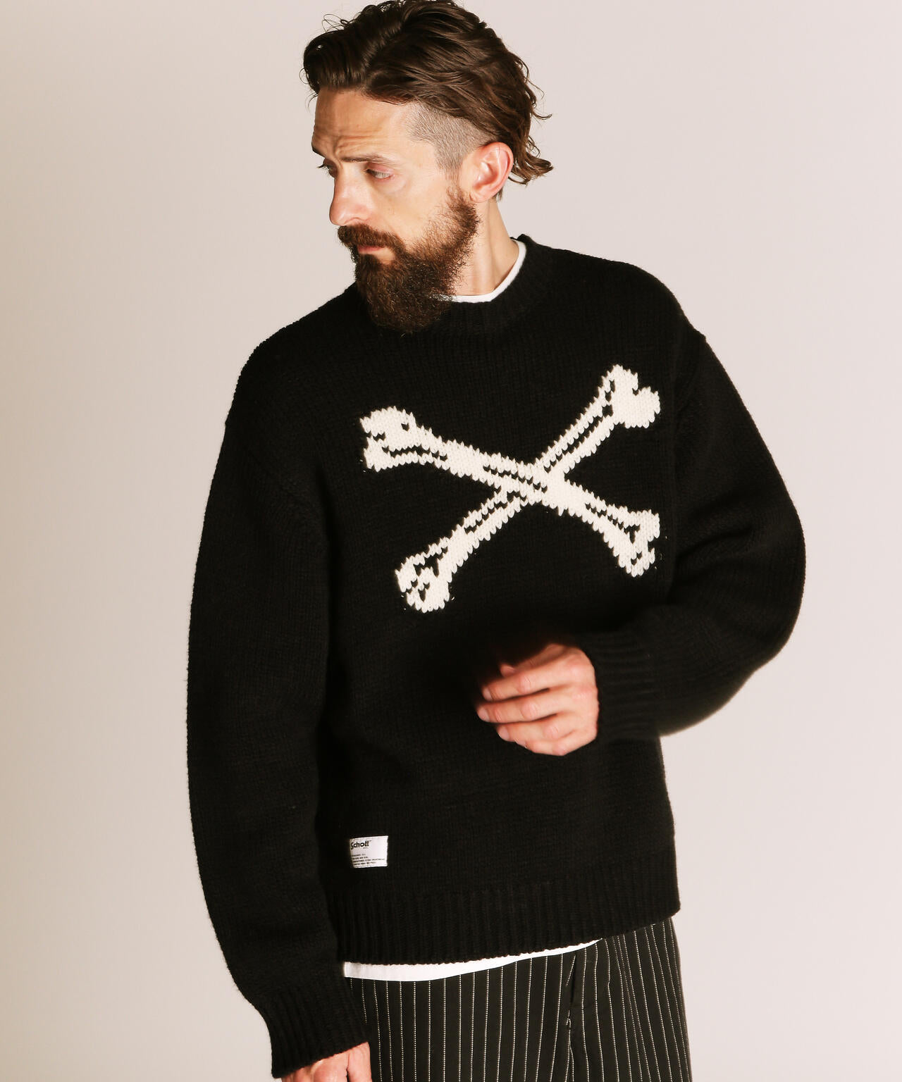 CROSS BONE KNIT/クロスボーン ニット