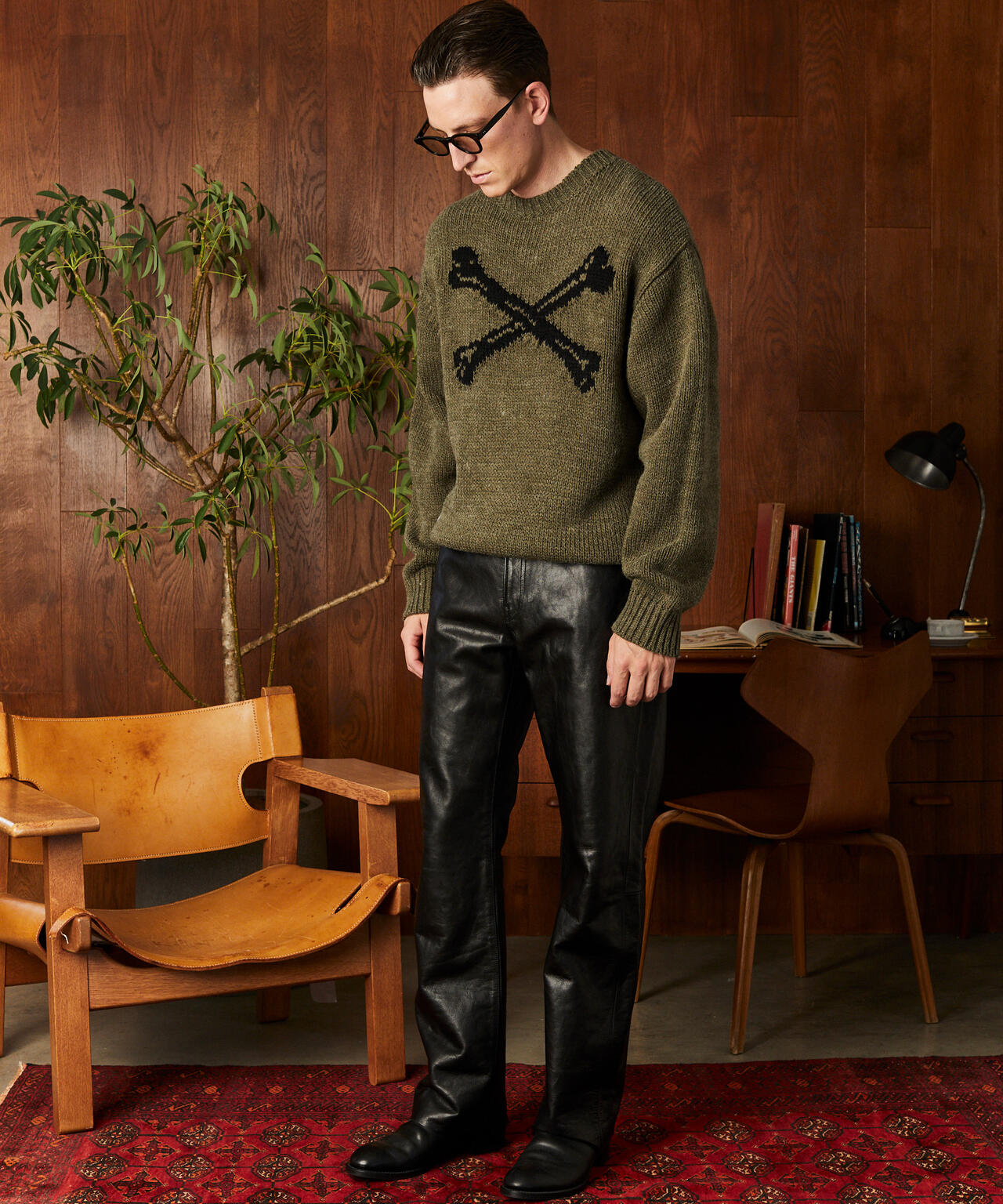 CROSS BONE KNIT/クロスボーン ニット
